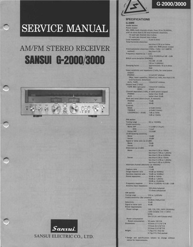 Manuel service sansui - de,