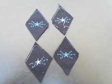 1 INSIGNE LOSANGE DE BRAS MODELE 1945 DE PFAT INDOCHINE ORIGINAL