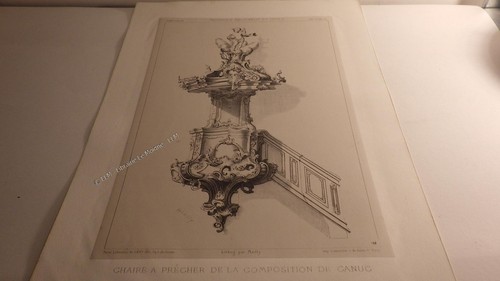 1860 chaire precher canuc - à,