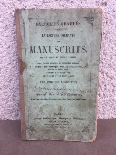 Ancien livre lecture - ancien,