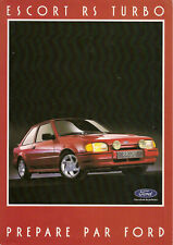 CATALOGUE  FORD ESCORT RS TURBO 