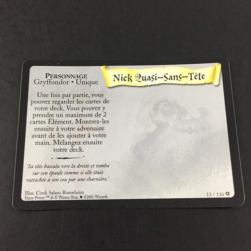 Nick quasi sans tête - /, carte
