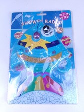 Radio de douche étanche shower poisson portable FM AM baignoire  salle de bain