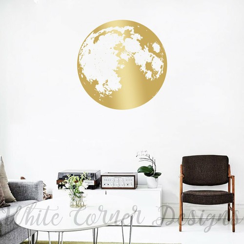 Moon wall decal - moon, phases
