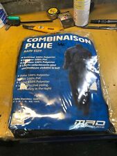 combinaison une piece pluie mad 700fn40 imperméable noir taille l moto scooter