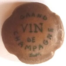 Capsule de Champagne:  Ultra!!!  CLOUET  Bernard ,Imitation bouchon,  porcelaine