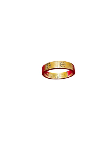 Bague cartier love - love, blanc
