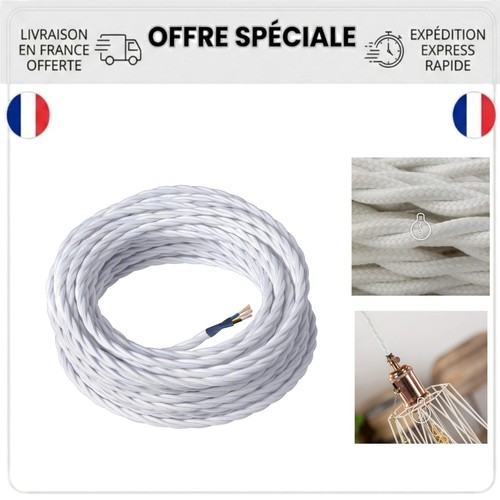 Câble électrique textile