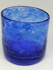 Verre Bullé Gravé Main et Signé Publicitaire EDF Centrale Nucléaire Golfech