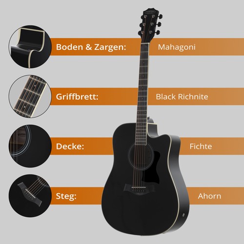Guitare electro acoustique - electro,