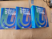 Lot 3 classeurs Trains et