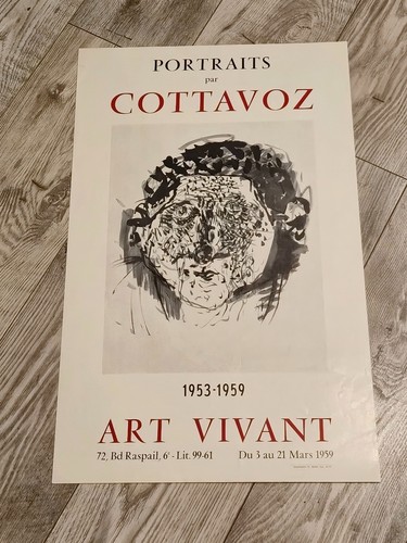 Affiche originale cottavoz - affiche,