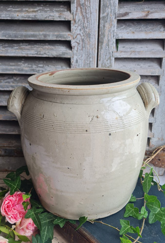 Ancien pot cruche faisselle - pot,