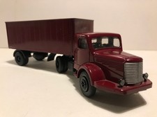 1:50 FAURIE KIT MONTE METAL BLANC TRACTEUR UNIC ZU 72 AVEC SEMI-REMORQUE FOURGON