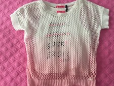 PULL AU CROCHET A TROUS FILLE