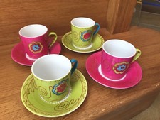 Magnifique Set Tasses Et Soucoupes Excellent État Orignal 