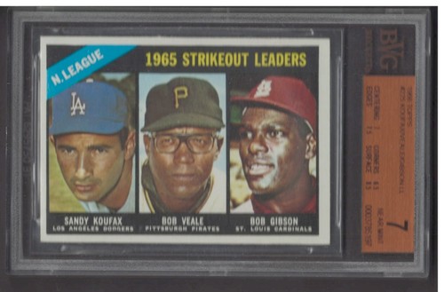 1966 topps 225 koufax gibson - topps,