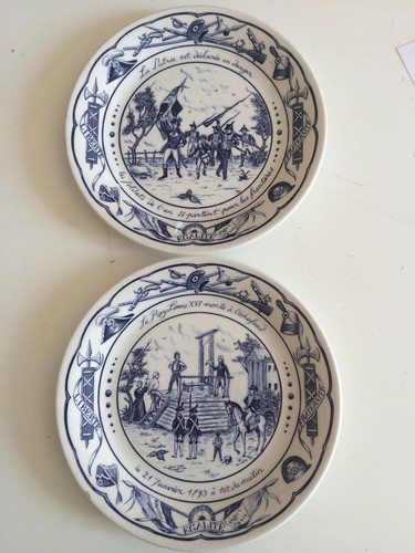 Lot assiettes révolution - de,
