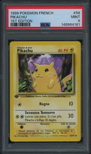 1999 pokemon french 1st - pokemon,