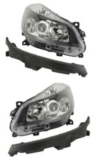 PHARE AVANT GAUCHE + DROIT ELECTRIQUE POUR RENAULT CLIO III H7 H7 H1 NOIR
