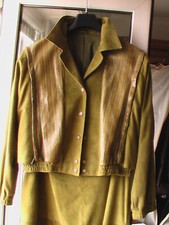 RUPP & TAURECK tailleur Kleid for Lady Leather cuir + serpent python 42    44