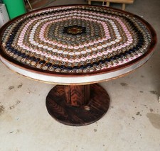 Table Basse en capsules fait maison de mes propre mains 