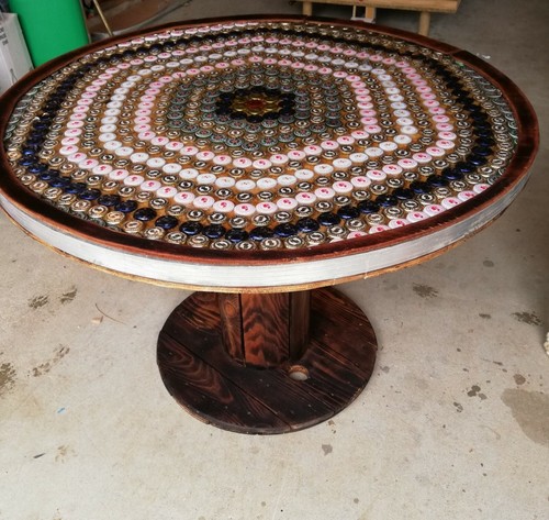Table basse capsules - en, fait
