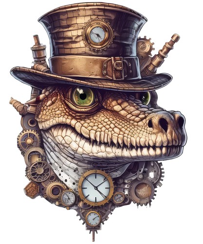 Autocollants steampunk - 8,
