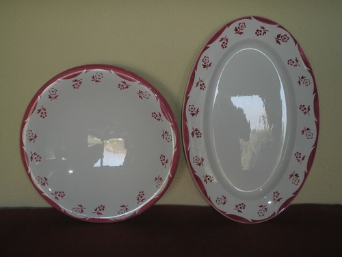 Lot anciens plats - de,