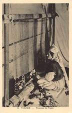 Tunisie - Tisseuse de tapis - Ed. Braun & Cie 3