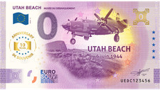 Billet Souvenir France Utah Beach 6 Juin 1944 - 10th ANNIVERSARY