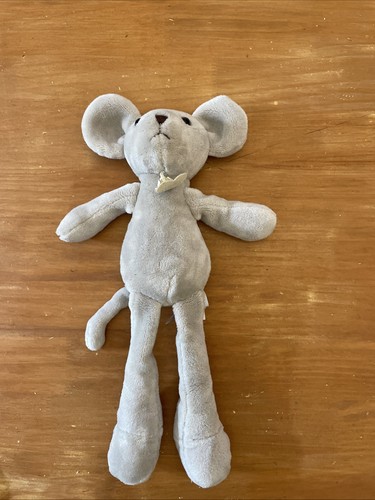 Peluche doudou souris gris