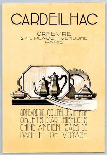 1926 cardeilhac orfèvre - 1926,