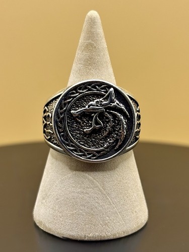 Chevalière bague loup - chevalière,