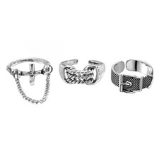 3pcs Retro Anneaux de la