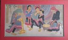 peinture sur soie Vietnam