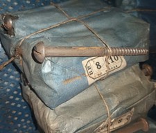  vis à bois Neuf De  stock de quincaillerie tête ronde 8 X 110   Paquet De 50 