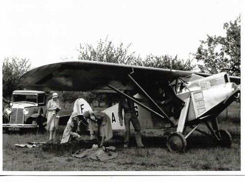 Carte postale avion tourisme - carte,