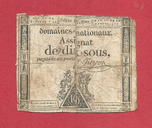 Assignat sous 24 - sous,