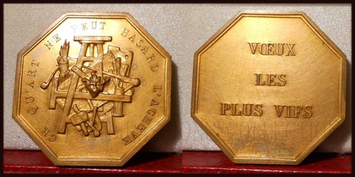 Medaille jeton voeux - medaille,