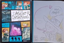 goalec - l'atelier detectives 2 - BD EO + belle dedicace