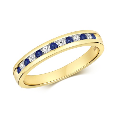 Bague semi pavée - pavée, or