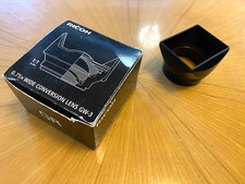 RICOH GW-3 0.75 WIDE CONVERSION LENS+ GH3 POUR RICOH GR