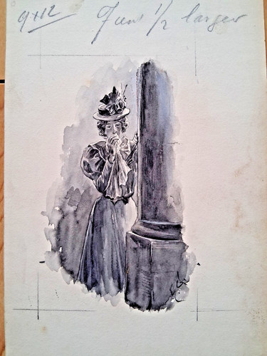 Dessin original signé - ., auteur