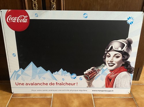 Plaque publicitaire coca - publicitaire, coca-cola