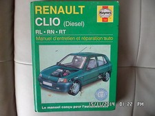 RTA HAYNES RENAULT CLIO DIESEL 1990 à avril 1996     G54