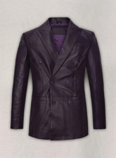 Homme Violet Blazer 100%