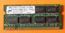 Barrette Ram DDR2 800 Sodimm IBM  2Gb  PC2-6400S  666 MT16HTF256664HY-800J1