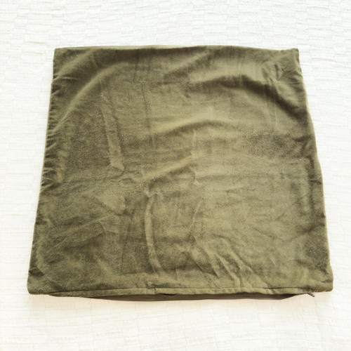 Ikea sanela olive green velvet - green,