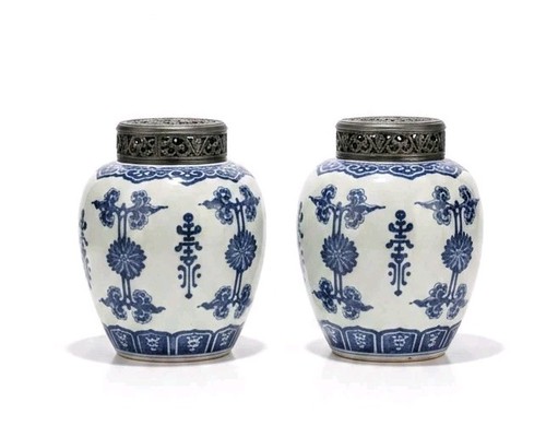 Chine paire vases pots - vases,